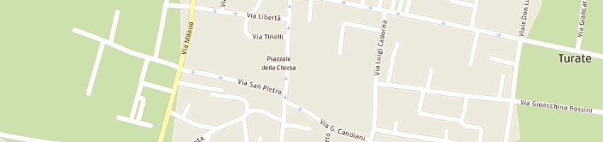 Mappa della impresa cs color snc di schilliro cesare e c a TURATE