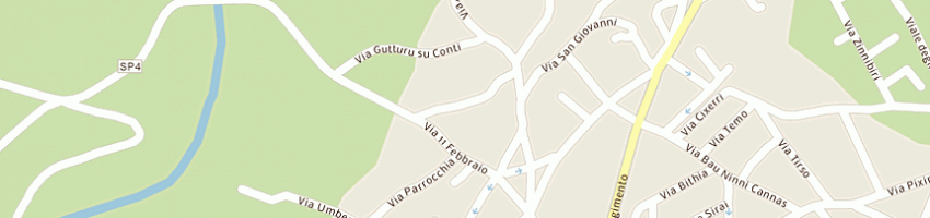 Mappa della impresa gaviano paolo a SAN SPERATE