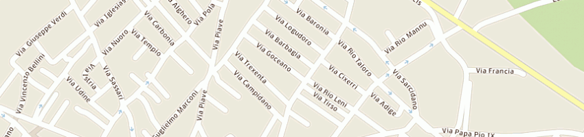 Mappa della impresa cap (spa) a CAGLIARI