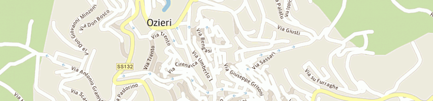Mappa della impresa farina rosaria a OZIERI