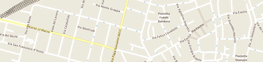 Mappa della impresa feltri carlo sas a VOGHERA