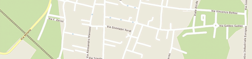 Mappa della impresa gipa dama snc di lucente natale e c a TURATE