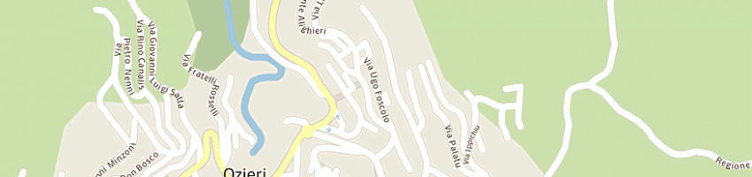 Mappa della impresa setzi olbia srl a OZIERI