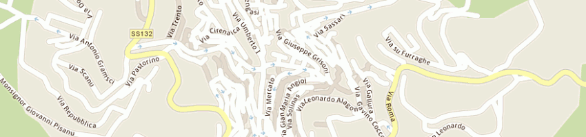Mappa della impresa saba maria e pinna lorenza snc a OZIERI