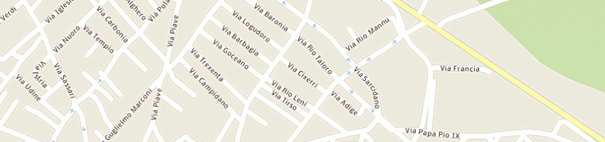 Mappa della impresa giapi a ASSEMINI
