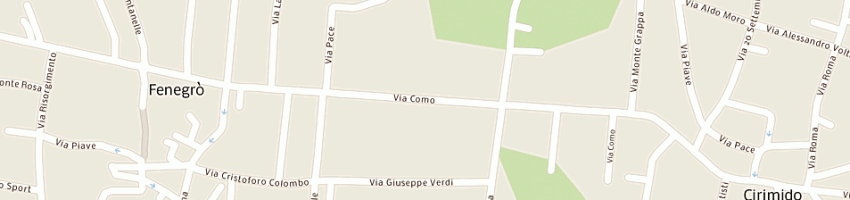 Mappa della impresa il giardino dei bimbi sas di barbara brenna e c a FENEGRO 
