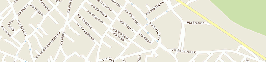 Mappa della impresa vacca gianni a ASSEMINI
