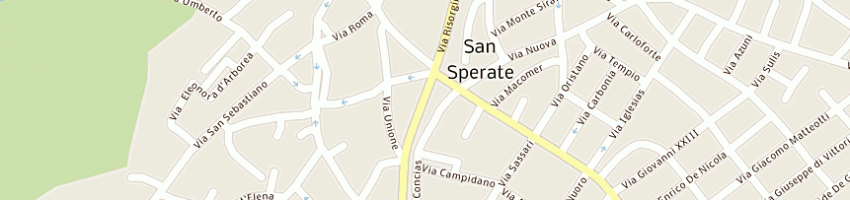 Mappa della impresa serra gilla a SAN SPERATE