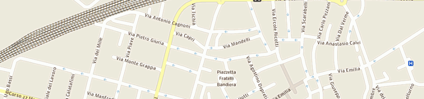 Mappa della impresa estetica per a VOGHERA
