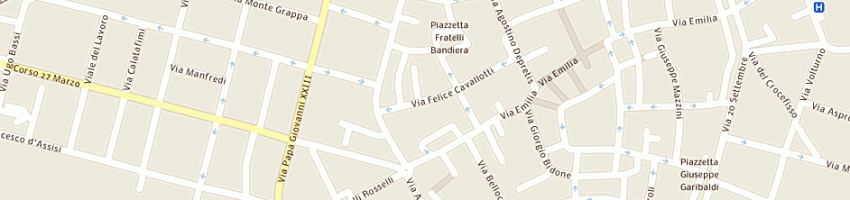 Mappa della impresa estetica arcobaleno di cavagna maria grazia a VOGHERA