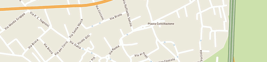 Mappa della impresa comune di uboldo a UBOLDO