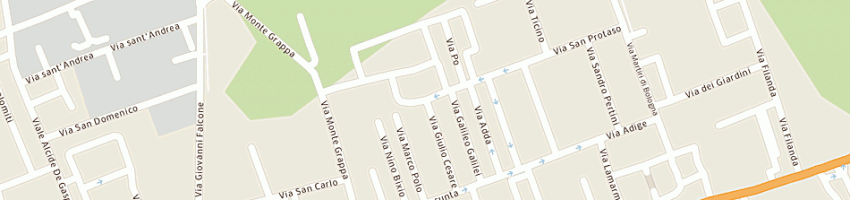 Mappa della impresa bartezaghi carlo roberto a BAREGGIO
