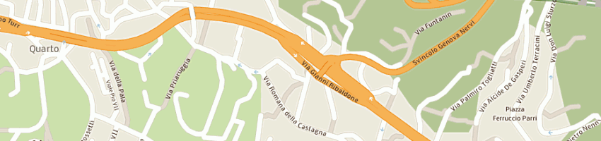 Mappa della impresa pedarzini felice a GENOVA