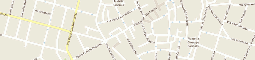 Mappa della impresa sara assicurazioni (spa) a VOGHERA