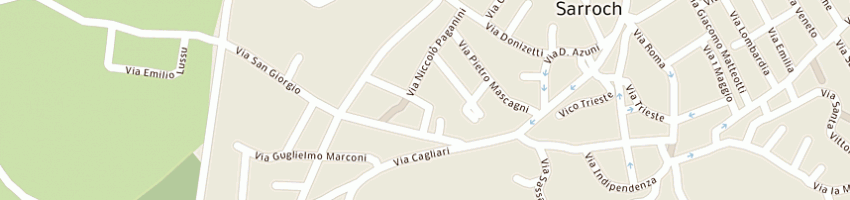 Mappa della impresa monni andrea a CAGLIARI