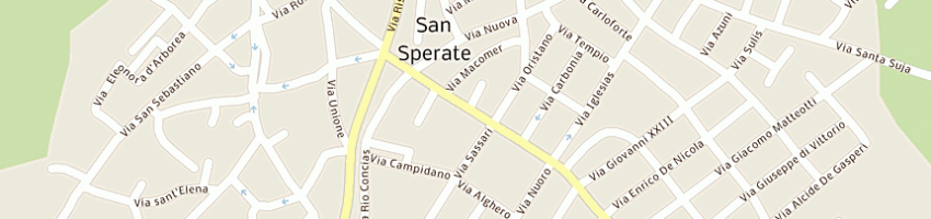Mappa della impresa la bottega del sole soccoop arl a SAN SPERATE