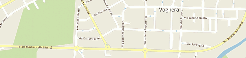 Mappa della impresa massone paolo a VOGHERA