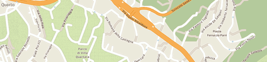 Mappa della impresa testone maurizio a GENOVA