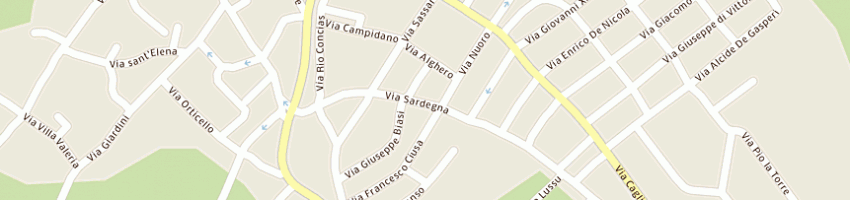 Mappa della impresa collu tiziana a SAN SPERATE