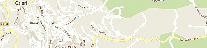 Mappa della impresa braina salvatore a OZIERI
