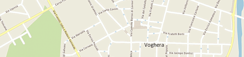 Mappa della impresa bettaglio emilio a VOGHERA