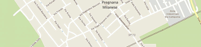 Mappa della impresa il cerchio srl a PREGNANA MILANESE