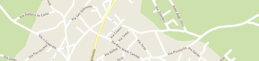 Mappa della impresa centro eldati di piras valeria a SAN SPERATE