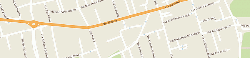 Mappa della impresa vigano' a BAREGGIO