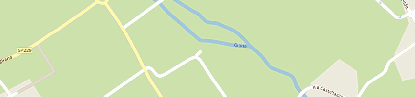 Mappa della impresa rossi giovanni a PREGNANA MILANESE