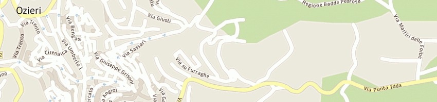 Mappa della impresa azienda avicola monte acuto di diego pinna e c snc a OZIERI