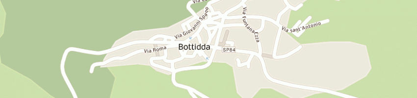 Mappa della impresa saba giovanna a BOTTIDDA