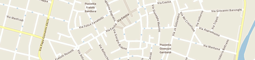 Mappa della impresa centro abbronzatura sun city studios sas a VOGHERA