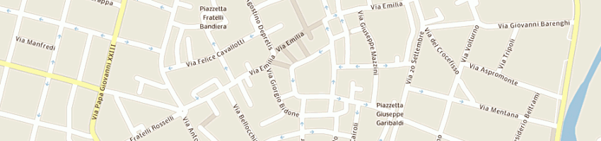 Mappa della impresa municipio biblioteca a VOGHERA