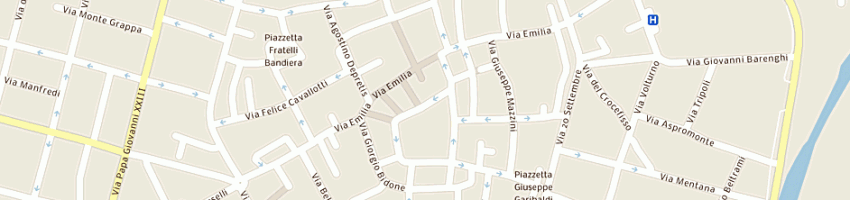 Mappa della impresa mane' sergio a VOGHERA
