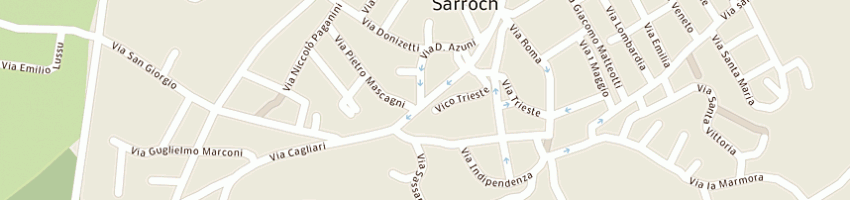 Mappa della impresa agenzia funebre la pace a SARROCH