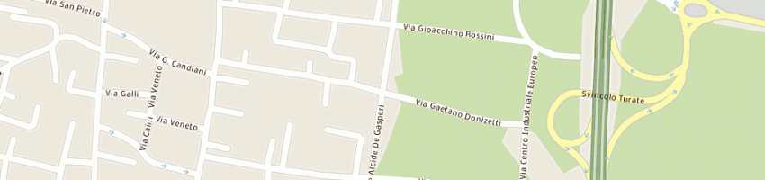 Mappa della impresa agv contract srl a TURATE