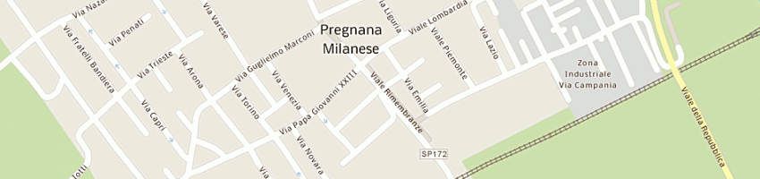 Mappa della impresa flli terrini sas di terrini renato e gianluigi a PREGNANA MILANESE