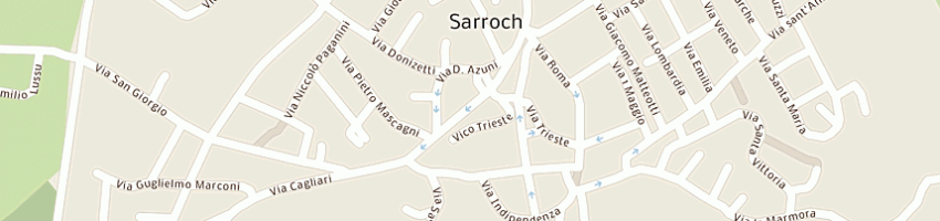 Mappa della impresa frigeri marco a SARROCH