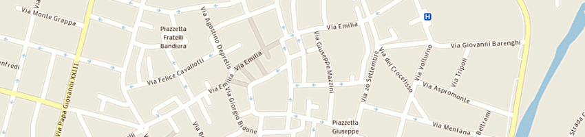 Mappa della impresa movimento cristiano lavoratori a VOGHERA