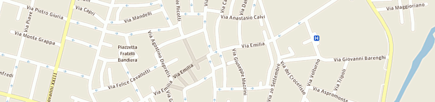 Mappa della impresa calderara giovanni a VOGHERA