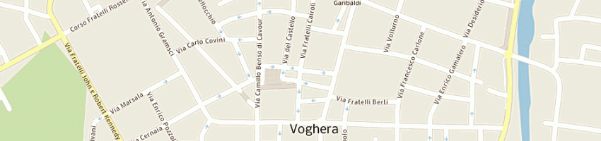 Mappa della impresa olivieri bilance di olivieri renzo a VOGHERA