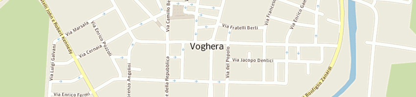 Mappa della impresa scuole medie - statale g plana a VOGHERA