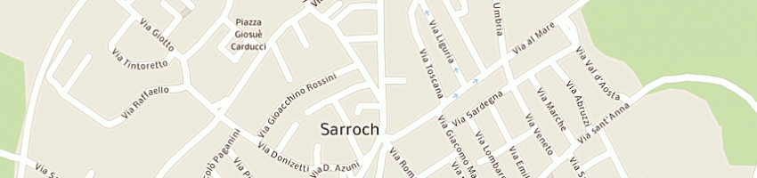 Mappa della impresa sarigu rita a SARROCH
