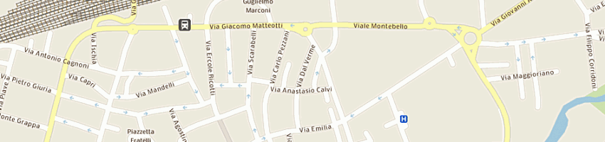 Mappa della impresa scuole istituto tecnico per geometri'valfieri' legalmente riconosciuto a VOGHERA
