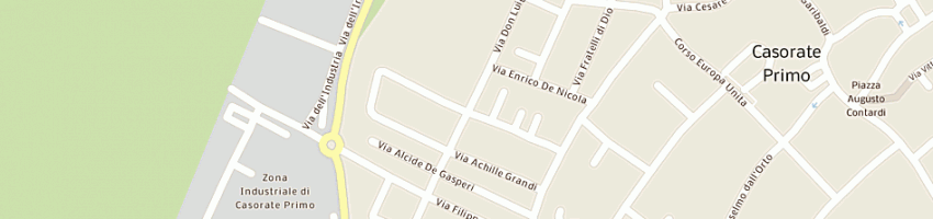 Mappa della impresa grillo antonio a CASORATE PRIMO