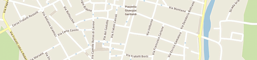Mappa della impresa food market conad a VOGHERA
