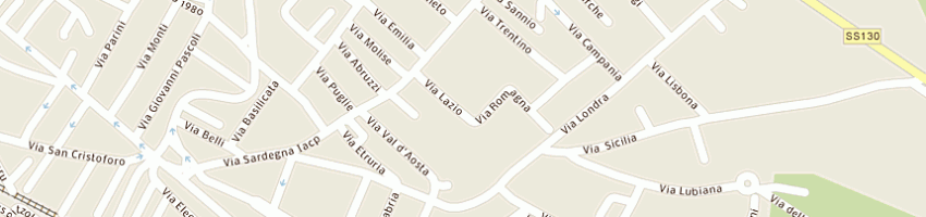 Mappa della impresa gio' via paoli 2 srl a CAGLIARI