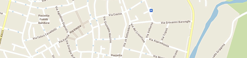 Mappa della impresa vanity estetica di sala barbara a VOGHERA