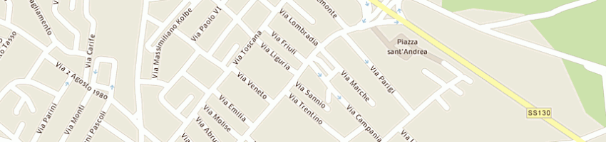 Mappa della impresa spiga pietro a ASSEMINI