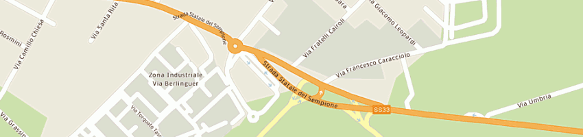 Mappa della impresa garibaldina (srl) a POGLIANO MILANESE